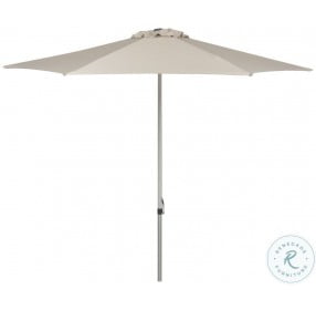 Hurst Beige UV Resistant Easy Glide Market Outdoor Umbrella