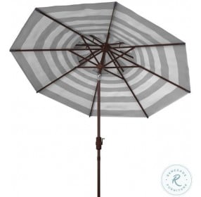 Iris Black and White Fashion Line Double Top Outdoor Umbrella