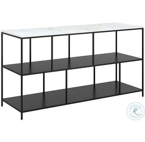 Singularity White And Black Console Table