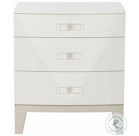 Axiom Linear Grey And White 26" Nightstand