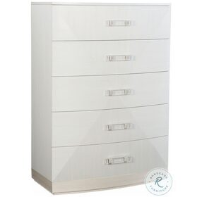 Axiom Linear Grey And White Tall Chest