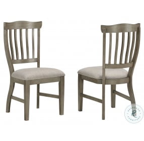 Pine Crest Distressed Pine And Burnished Gray Tulip Side Chair Set Of 2