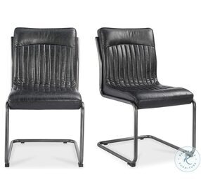 Ansel Black Dining Chair Set Of 2