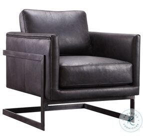 Luxley Black Club Chair