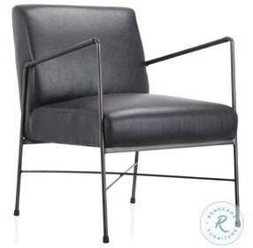 Dagwood Black Accent Chair