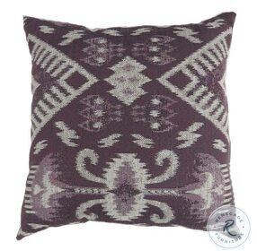 Zena Purple Large Throw Pillow Set Of 2