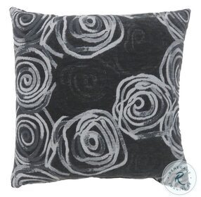 Mindy Gray Pattern Large Pillow Set Of 2