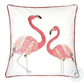 Lina Ivory And Pink Two Encapsulate Pillow Set Of 2