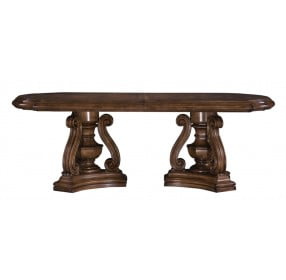 San Mateo Extendable Double Pedestal Dining Table
