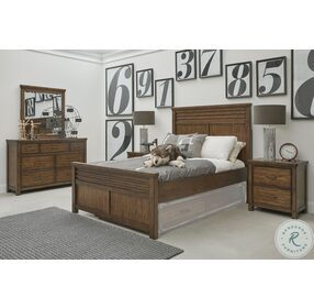 Cambridge Rich Warm Brown Panel Bedroom Set
