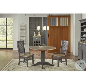 Port Townsend Grey And Seaside Pine 42" Extendable Dining Room Set