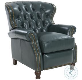 Presidential Highland Emerald Leather Recliner