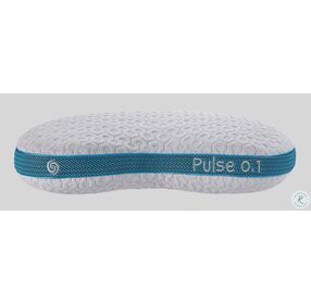 Pulse White And Blue Personal Performance Firm Pillow