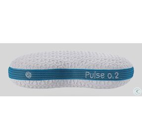 Pulse White And Blue Personal Performance Plush Pillow