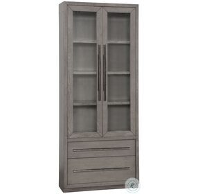 Pure Modern Soft Moonstone Glass Door 36" Cabinet