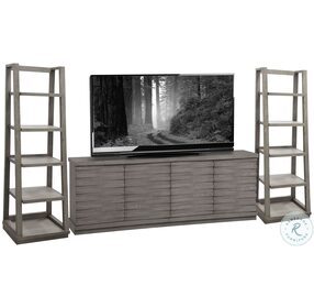 Pure Modern Soft Moonstone 3 Piece Large Entertainment Wall