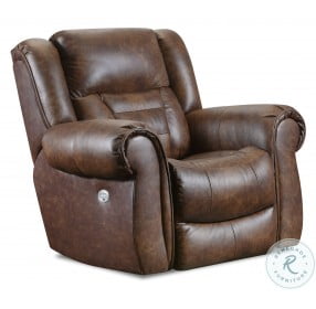Titan Chaps Leather Wall Hugger Power Recliner With Power Headrest