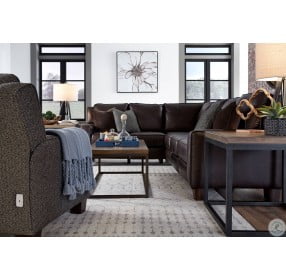 West End Colorado Power Reclining LAF Sectional with Power Headrest