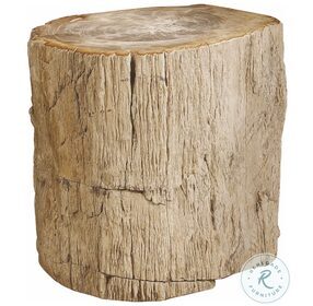 Petrified Natural Large Side Table