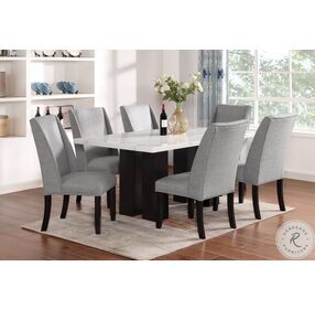 Faust Gray Adjustable Dining Room Set