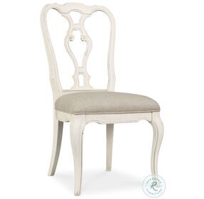 Traditions Soft White Wood Back Side Chair Set Of 2