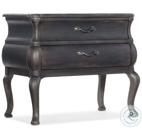 Woodlands Rubbed Charcoal Bachelors Chest