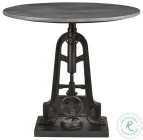 Delaware Black Adjustable Height Dining Table