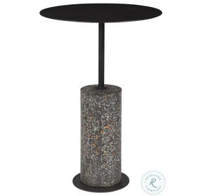 Lillith Black Accent Table