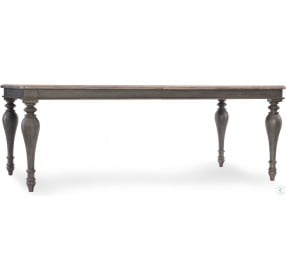Arabella Painted Charcoal Extendable Rectangular Dining Table
