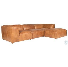 Luxe Brown Lounge Modular Sectional