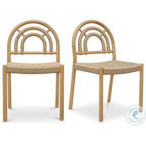Avery Natural Dining Chair Set of 2