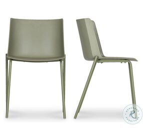 Silla Green Outdoor Dining Chair Set Of 2