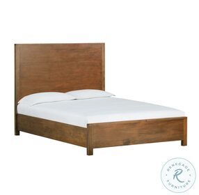 Asheville Acorn Wooden Queen Panel Bed