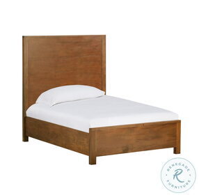 Asheville Acorn Wooden Twin Panel Bed
