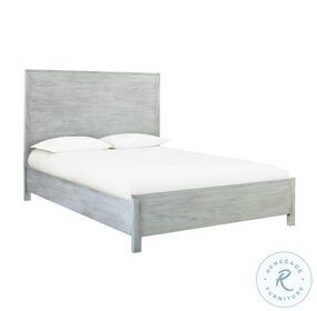 Asheville Grey Wooden King Panel Bed