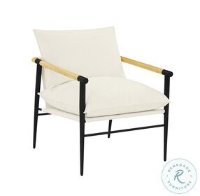 Cali Natural Performance Fabric Accent Chair