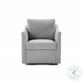 Aiden Gray Swivel Accent Chair
