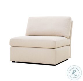 Catarina Cream Armless Chair