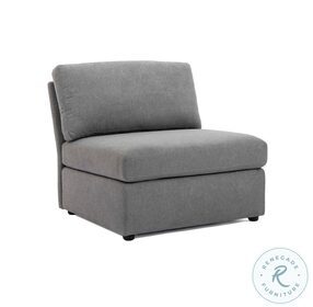 Catarina Gray Armless Chair