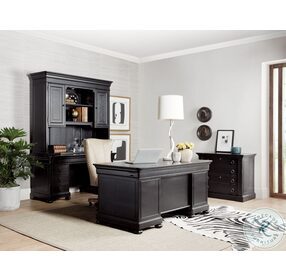 Bristowe casual Black Executive Home Office Set