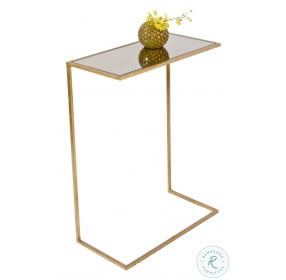 Rico Gold Leaf Cigar Accent Table