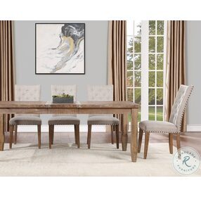 Riverdale Driftwood Extendable Extendable Dining Room Set