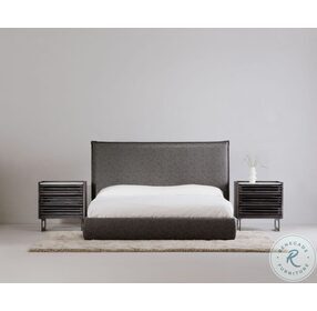 Luzon Slate Upholstered Platform Bedroom Set
