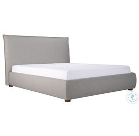 Luzon Graystone Queen Upholstered Panel Bed