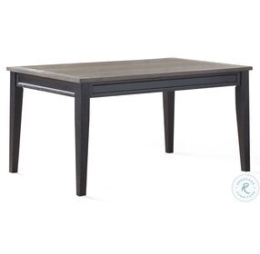 Raven Noir Ebony And Driftwood Dining Table
