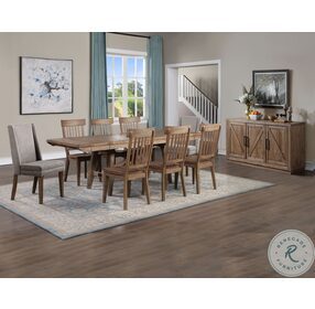 Riverdale Driftwood Extendable Dining Room Set