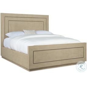 Cascade Soft Taupe Queen Panel Bed