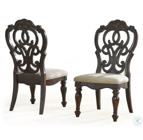 Royale Beige Side Chair Set Of 2