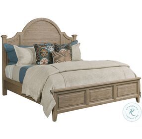 Urban Cottage Weathered Light Stain Allegheny King Poster Bed