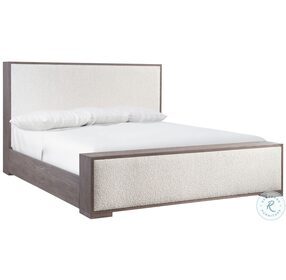 Casa Playa And Cream Upholstered Queen Panel Bed